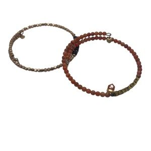 Keep Collective Beaded Wrap Bracelet- Set of 2